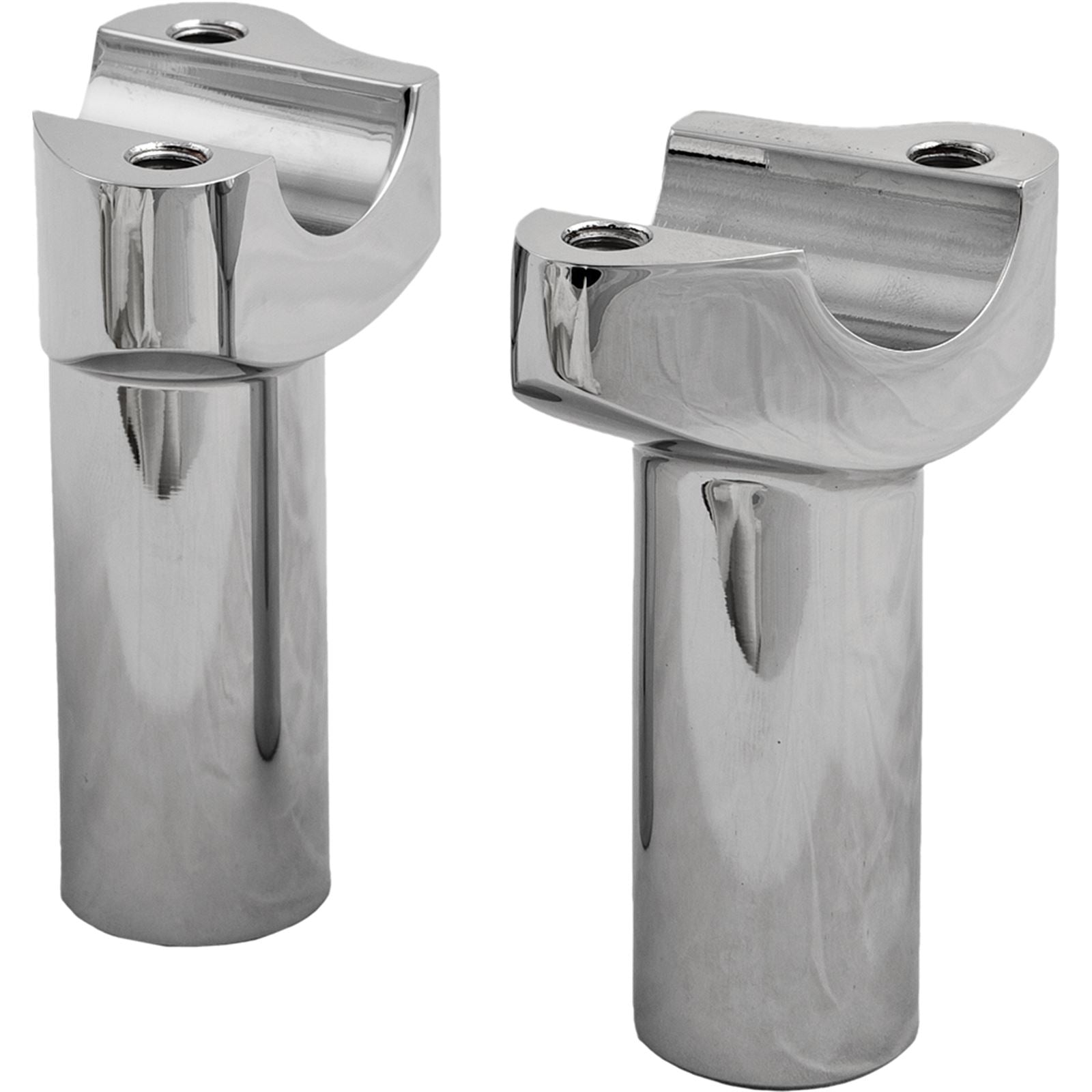 Harddrive Handlebar Risers Alum Straight Chrome  3.5" 04-517_239117