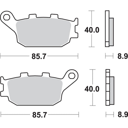 SBS HF Brake Pads [MPN: 657HF]_471436