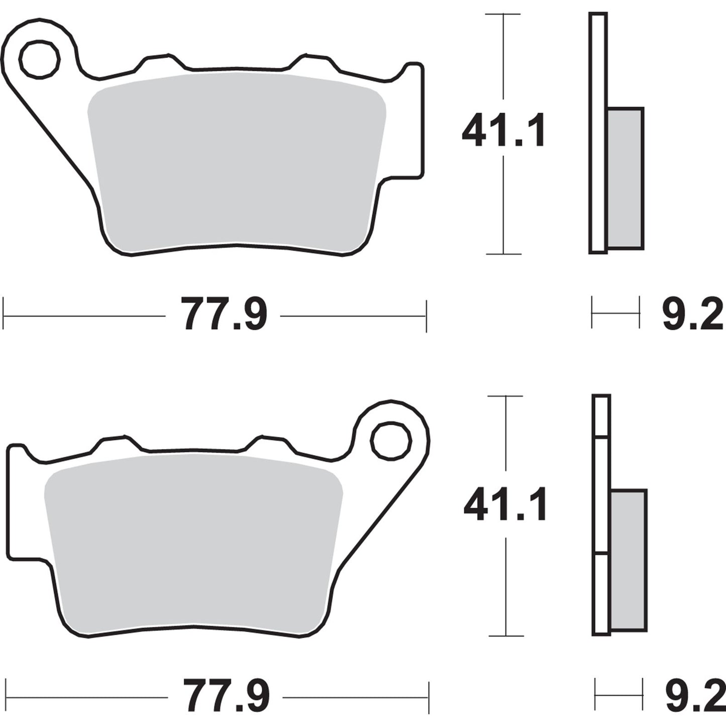 SBS HF Brake Pads [MPN: 675HF]_471438