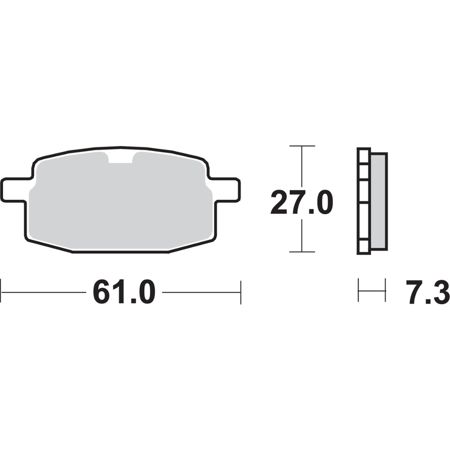 SBS HF Brake Pads - Kymco [MPN: 619HF]_471419