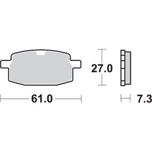 SBS HF Brake Pads - Kymco [MPN: 619HF]_471419