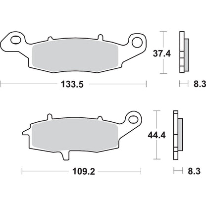 SBS LS Brake Pads - Vulcan - 704LS [MPN: 704LS]_471392