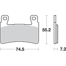 SBS HS Brake Pads for Honda - 734HS [MPN: 734HS]_471380