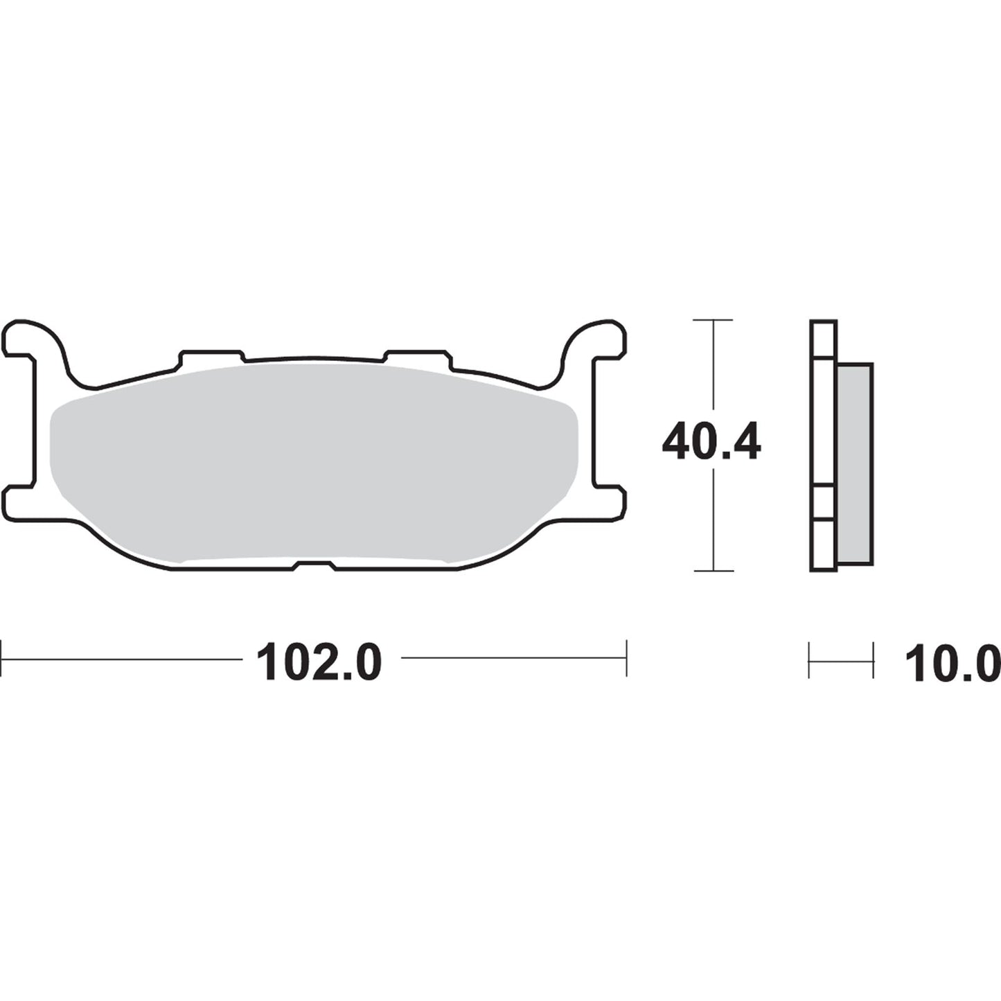 SBS HS Brake Pads - for Yamaha - 663HS [MPN: 663HS]_471384