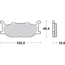 SBS HS Brake Pads - for Yamaha - 663HS [MPN: 663HS]_471384