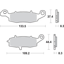 SBS HS Brake Pads - V-Strom - 704HS [MPN: 704HS]_471364