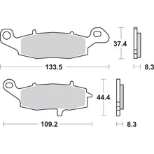 SBS HS Brake Pads - V-Strom - 705HS [MPN: 705HS]_471367