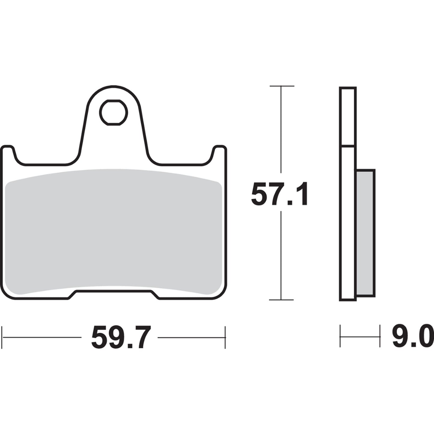 SBS LS Brake Pads - GSX-R - 765LS [MPN: 765LS]_471369
