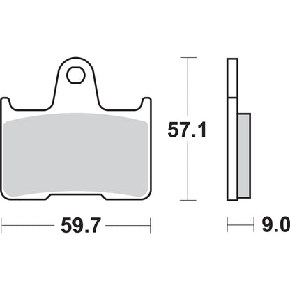 SBS LS Brake Pads - GSX-R - 765LS [MPN: 765LS]_471369
