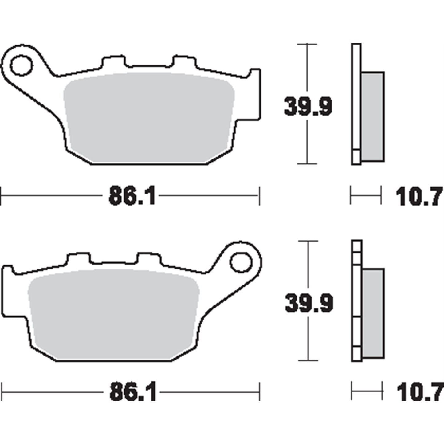 SBS LS Brake Pads - 614LS [MPN: 614LS]_471372