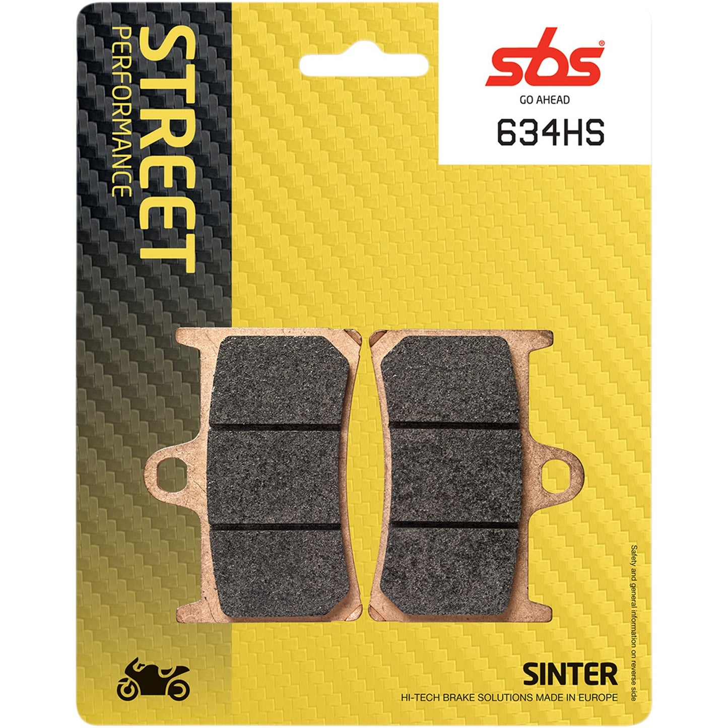 SBS HS Brake Pads - for Yamaha - 634HS [MPN: 634HS]_471346