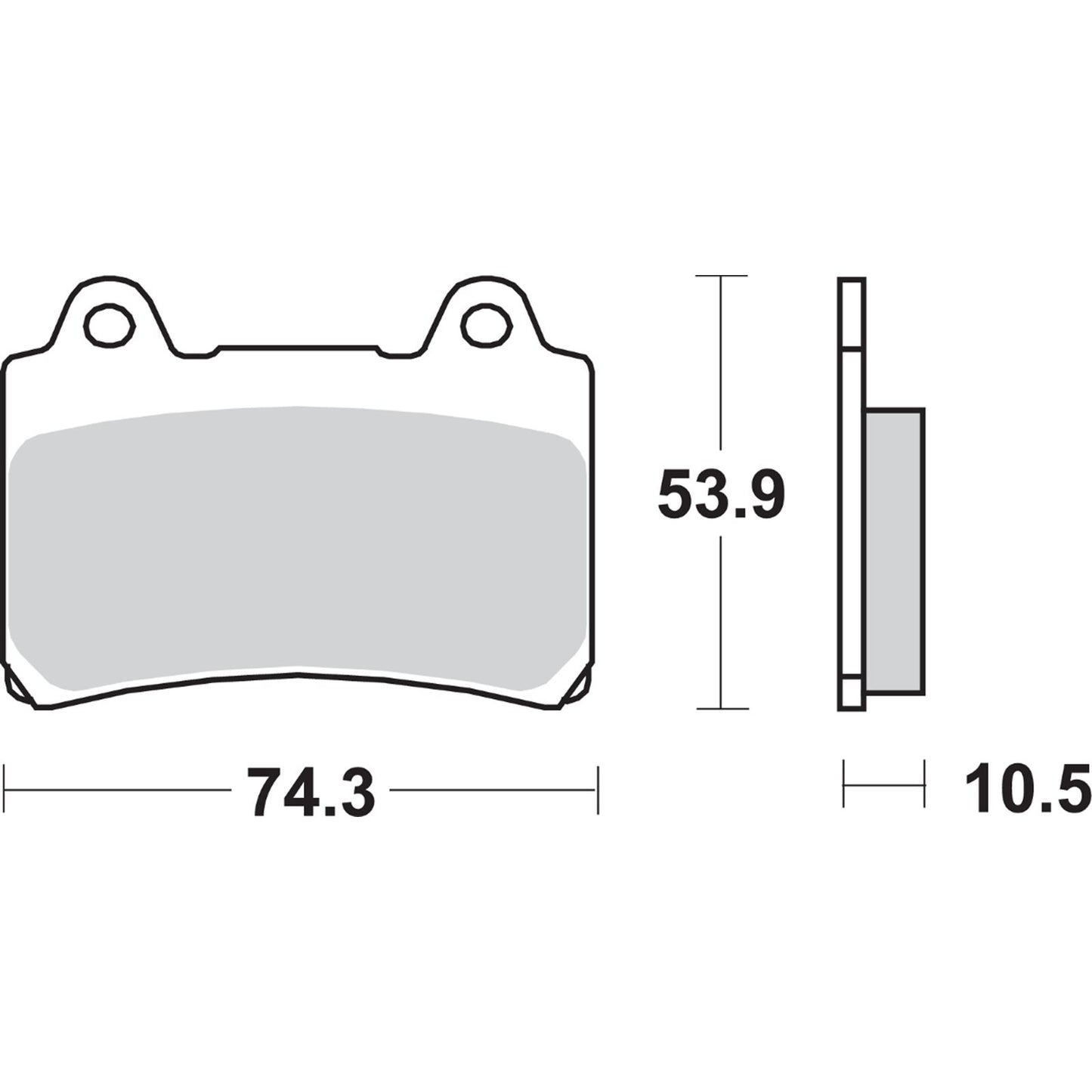 SBS LS Brake Pads - for Yamaha - 590LS [MPN: 590LS]_471331