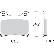 SBS LS Brake Pads - for Yamaha - 555LS [MPN: 555LS]_471319