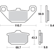 SBS LS Brake Pads Fits Kawasaki - 557LS [MPN: 557LS]_471323