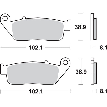 SBS HS Brake Pads - 627HS [MPN: 627HS]_471306