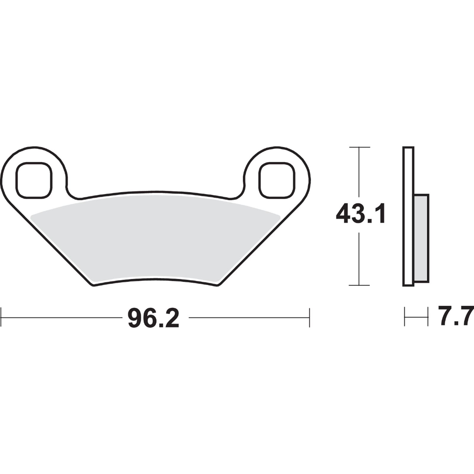 SBS Off-Road Sintered Brake Pads - Sportsman - 899SI [MPN: 899SI]_471112