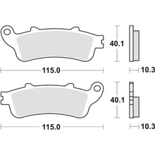 SBS LS Brake Pads - GL 1800 - 880LS [MPN: 880LS]_471104