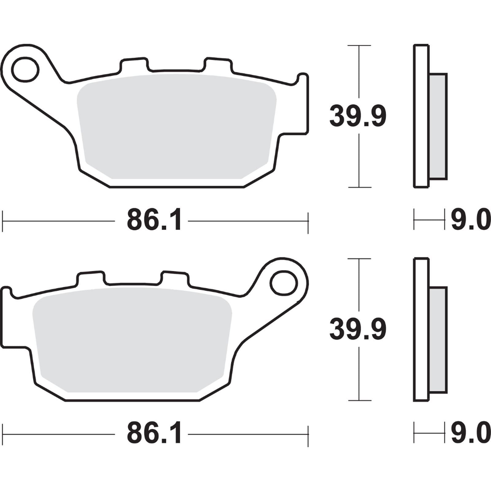 SBS LS Brake Pads - 881LS [MPN: 881LS]_471105