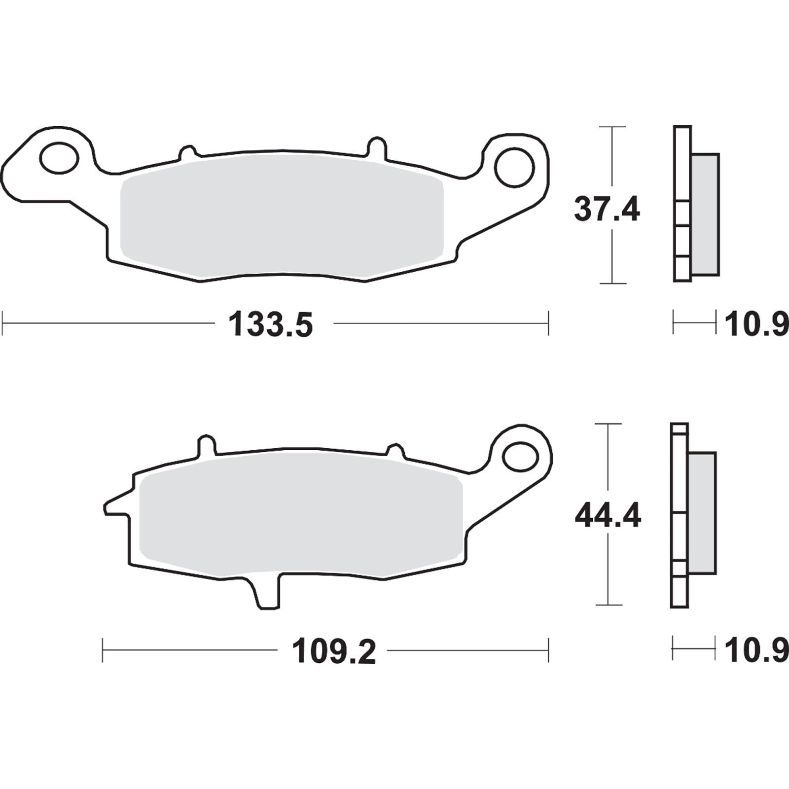 SBS LS Brake Pads Fits Kawasaki/Suzuki - 886LS [MPN: 886LS]_471106