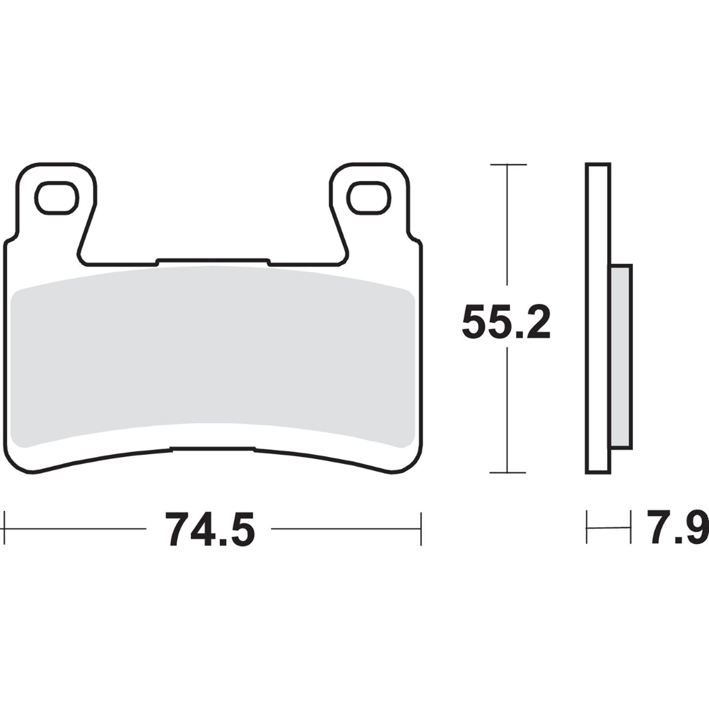 SBS HS Brake Pads - Kawsasaki - 894HS [MPN: 894HS]_471107
