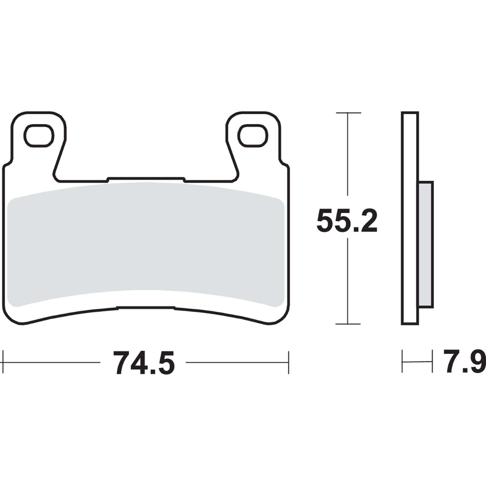 SBS HS Brake Pads - Kawsasaki - 894HS [MPN: 894HS]_471107