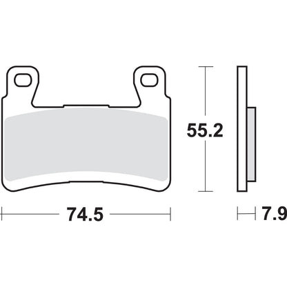 SBS HS Brake Pads - Kawsasaki - 894HS [MPN: 894HS]_471107