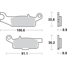 SBS Off-Road Sintered Brake Pads - YFM - 851SI [MPN: 851SI]_471094