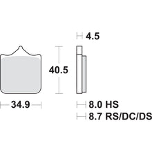 SBS Dual Carbon Brake Pads for BMW [MPN: 870DC]_471101