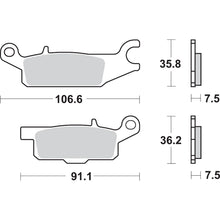 SBS Off-Road Sintered Brake Pads - YFM - 850SI [MPN: 850SI]_471092