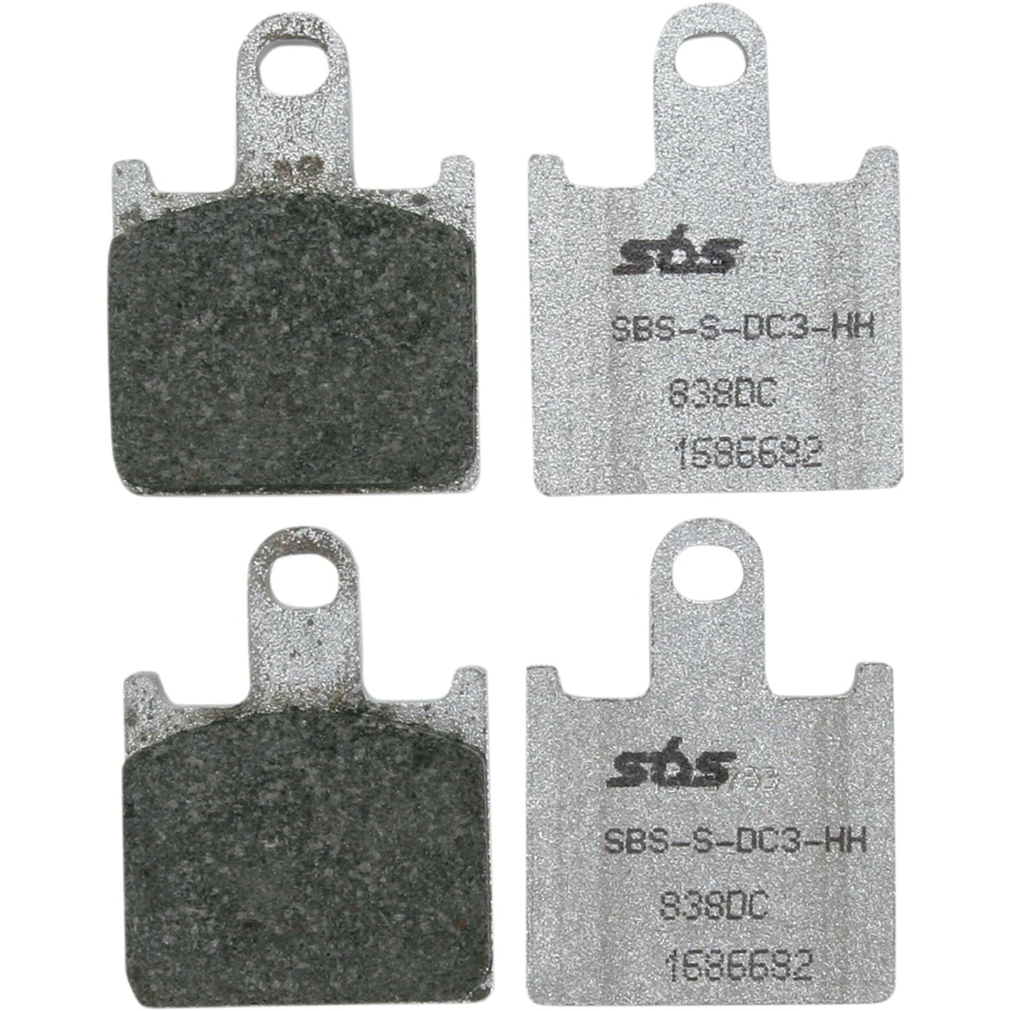 SBS Dual Carbon Brake Pads - ZX-14R [MPN: 838DC]_471071