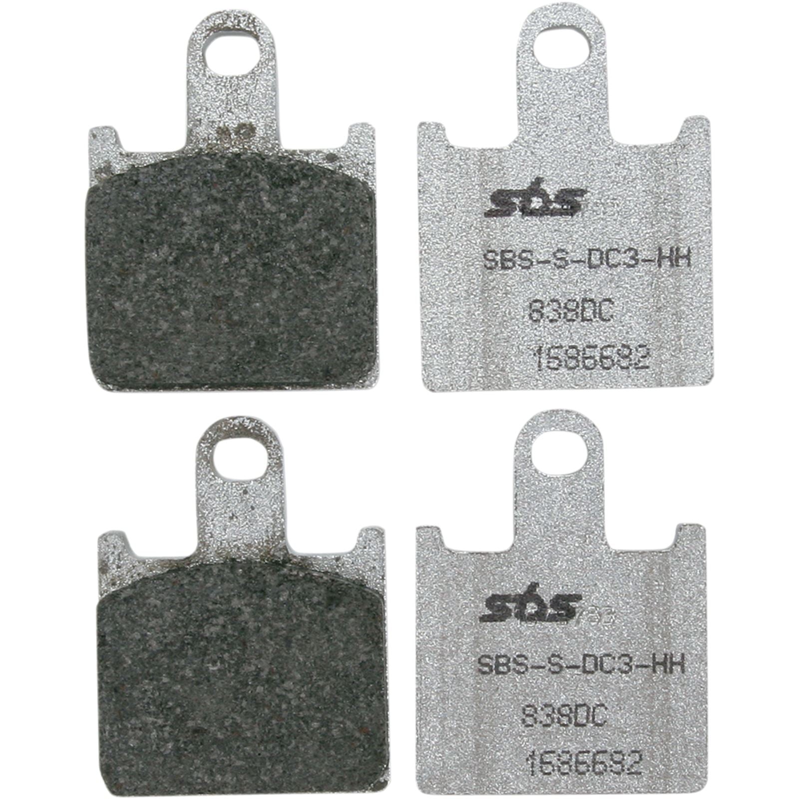SBS Dual Carbon Brake Pads - ZX-14R [MPN: 838DC]_471071