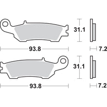 SBS Off-Road Sintered Brake Pads - YZ - 840SI [MPN: 840SI]_471080