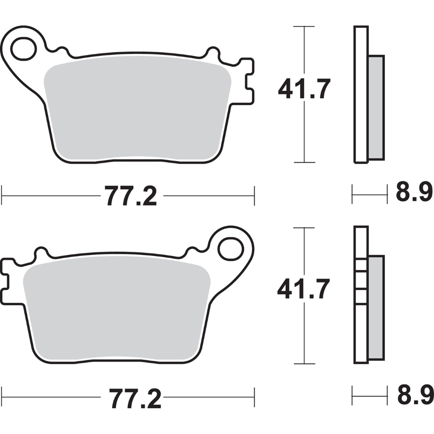 SBS LS Brake Pads - 834LS [MPN: 834LS]_471066