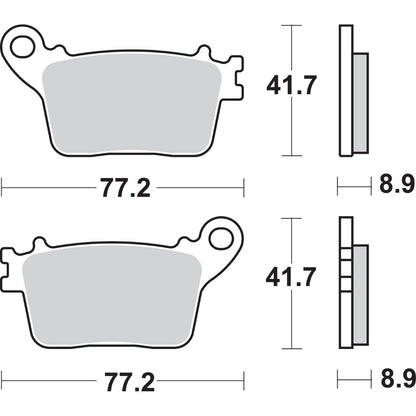 SBS LS Brake Pads - 834LS [MPN: 834LS]_471066