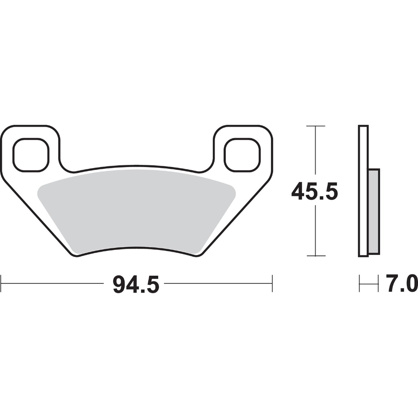 SBS All-Terrain Sintered Brake Pads - Arctic Cat [MPN: 822ATS]_471038