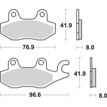 SBS HS Brake Pads - Ninja - 638HS [MPN: 638HS]_471040