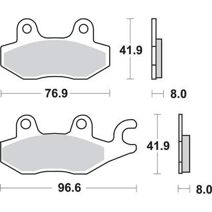 SBS HS Brake Pads - Ninja - 638HS [MPN: 638HS]_471040