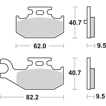SBS Off-Road Sintered Brake Pads - 816SI [MPN: 816SI]_471032