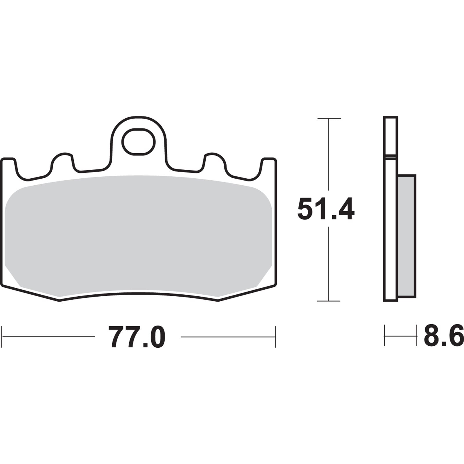 SBS HS Brake Pads for BMW - 796HS [MPN: 796HS]_471010