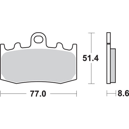 SBS HS Brake Pads for BMW - 796HS [MPN: 796HS]_471010
