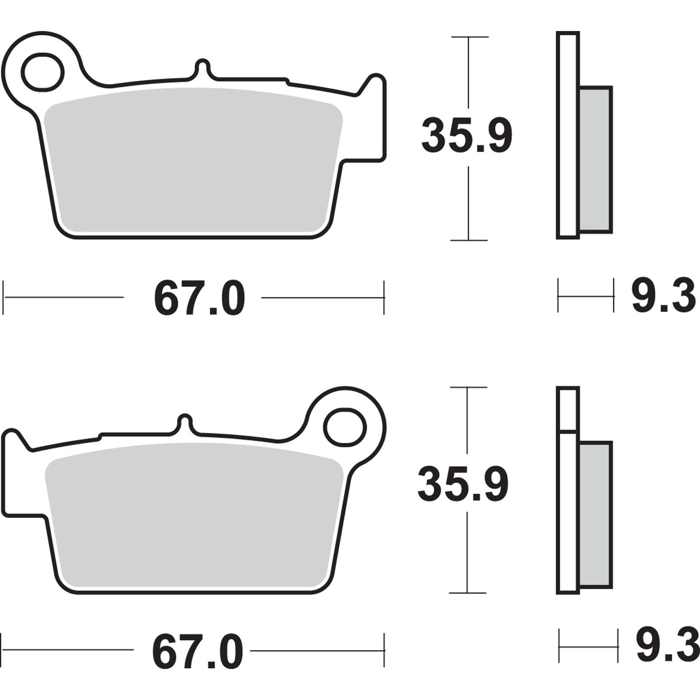 SBS Racing Sintered Brake Pads [MPN: 790RSI]_470987