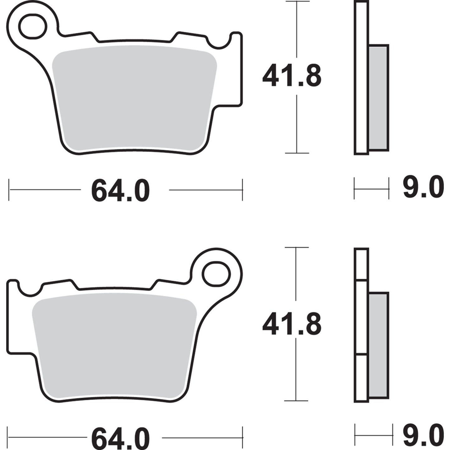 SBS Racing Sintered Brake Pads [MPN: 791RSI]_470988
