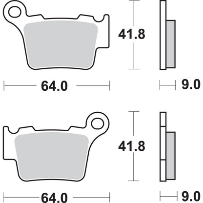 SBS Racing Sintered Brake Pads [MPN: 791RSI]_470988