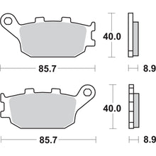 SBS LS Brake Pads Fits Kawasaki/Suzuki - 657LS [MPN: 657LS]_470975