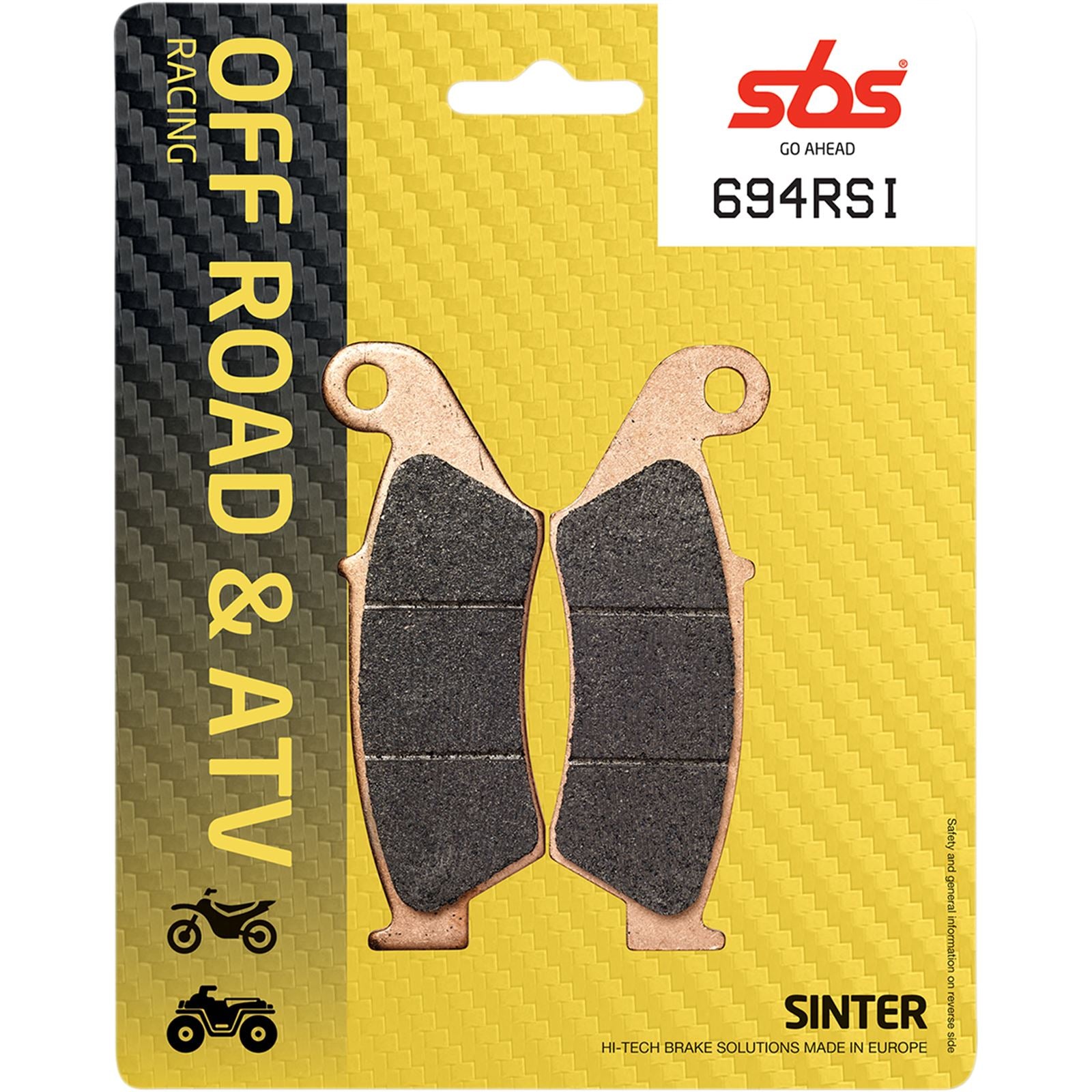 SBS Racing Sintered Brake Pads [MPN: 694RSI]_470981