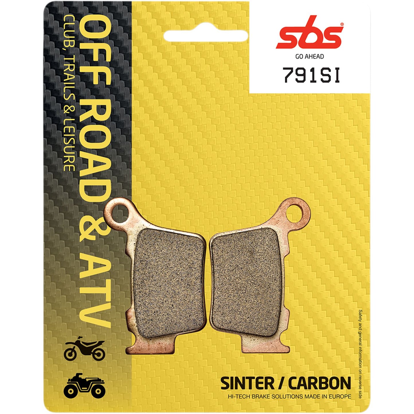 SBS Off-Road Sintered Brake Pads - 791SI [MPN: 791SI]_470959
