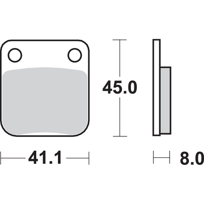 SBS HF Brake Pads [MPN: 536HF]_470961