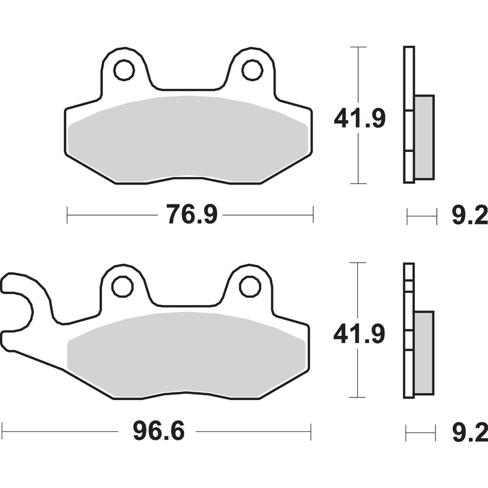 SBS HF Brake Pads for Honda [MPN: 713HF]_470963
