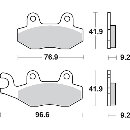 SBS HF Brake Pads for Honda [MPN: 713HF]_470963