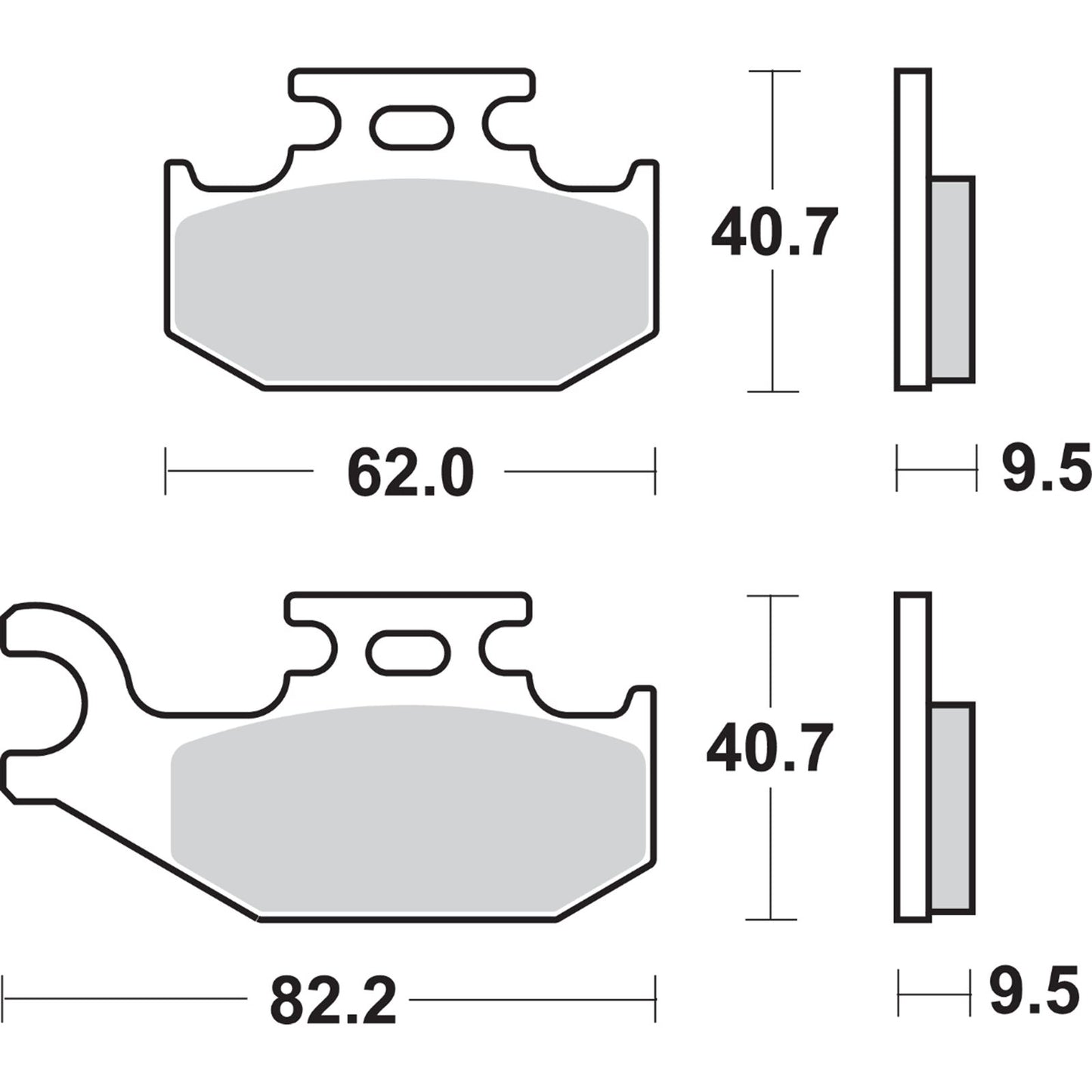 SBS Off-Road Sintered Brake Pads - Can-Am - 767SI [MPN: 767SI]_470947